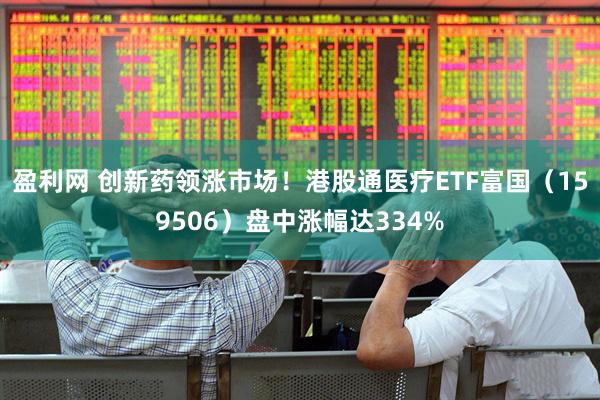 盈利网 创新药领涨市场!港股通医疗ETF富国(159506)盘中涨幅达334%